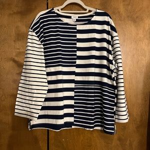 J Crew cotton tee, heavy cotton, 2X. NWT